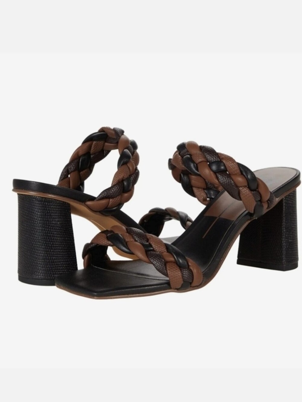 Dolce Vita Paily Sandal Heels Black Espresso Stella New In Box